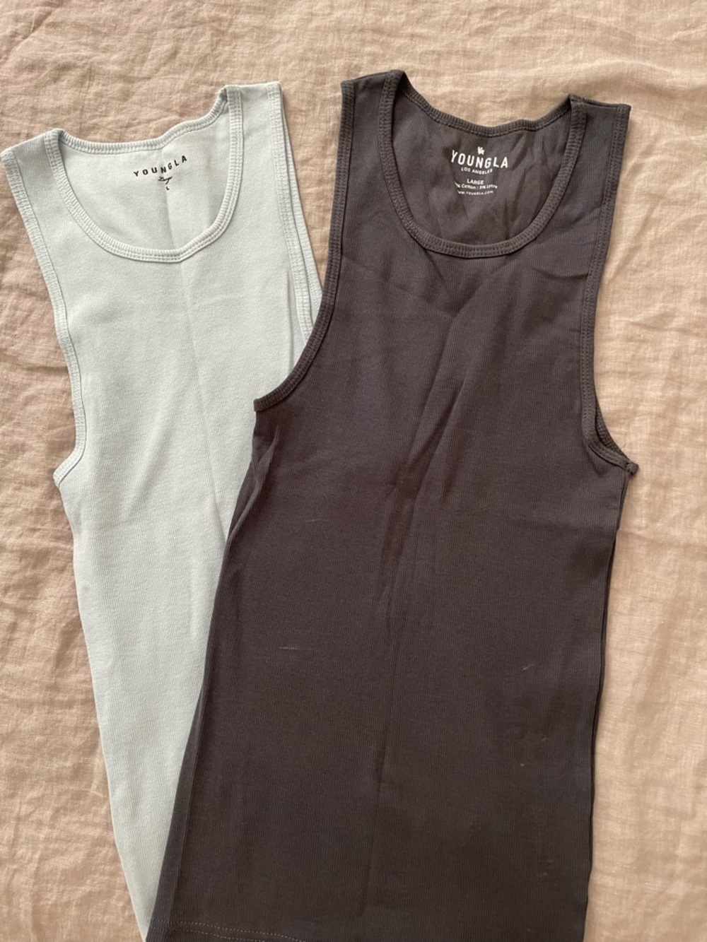 New YoungLA Tanks Large Lot of 2